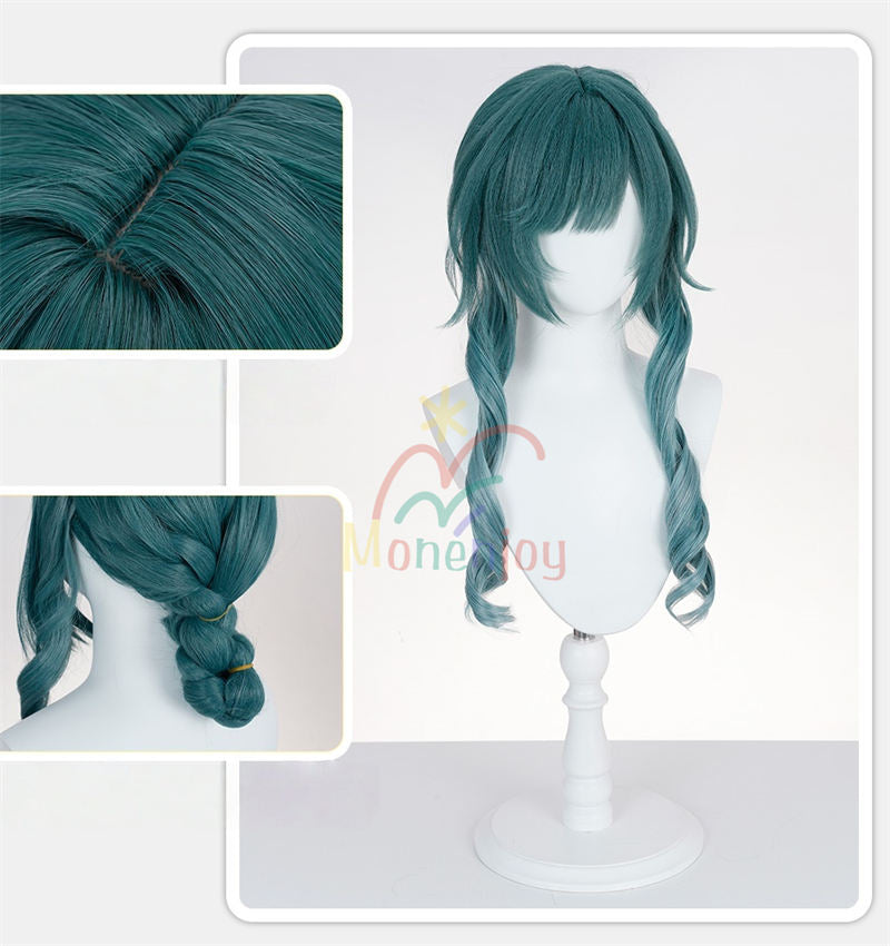 Monenjoy　アークナイツ エンドフィールド ザイヒ　60cm ウィッグ　Xaihi　コスプレ　鬘　イベント　仮装