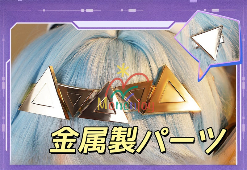 納品一掃セール！売り切れ次第終了 Monenjoy  原神 イネファ コスプレ衣装　Ineffa ロボット　イヤホーン＋帽子＋腿カバー付　 完全再現コスプレ 新星の駆動 ロボ娘 ハロウィン