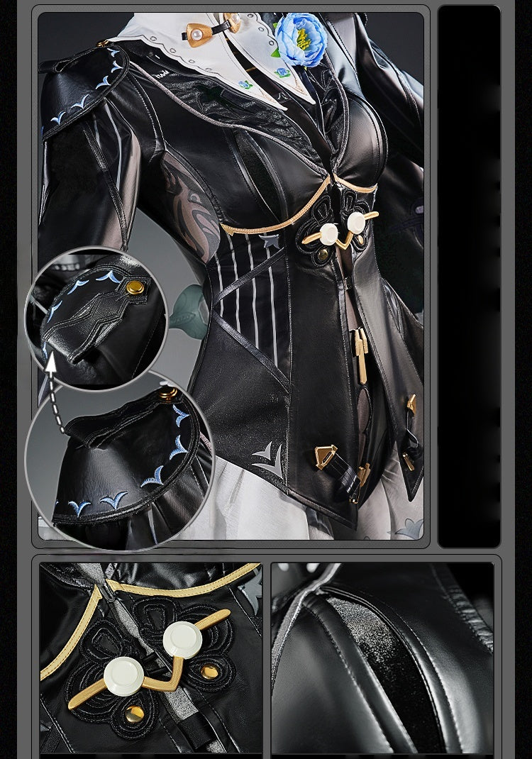 Monenjoy　ゼンレスゾーンゼロ　 イーシェン コスプレ衣装　儀玄　墨まとう影の足跡 　新衣装　黒色　ゼンゼロ　雲霞の行き着く処 ZZZ　YiXuan　コスプレ衣装　イベント　仮装　ハロウィン