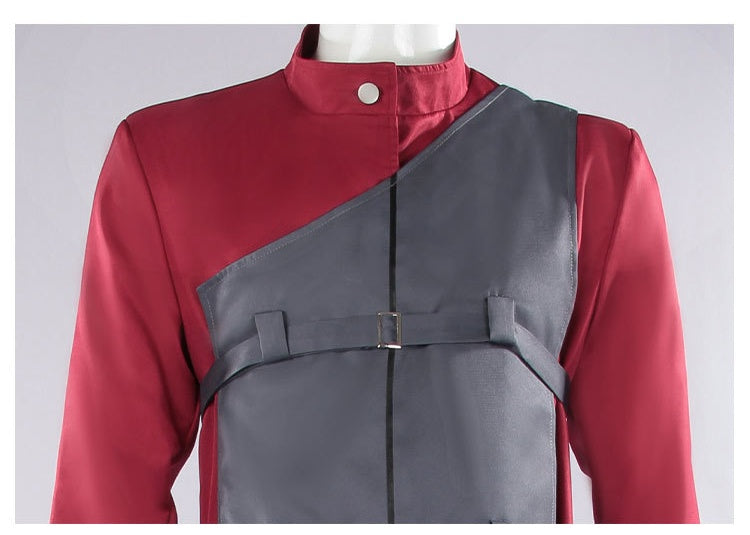 Monenjoy　ナルト　我愛羅（ガアラ） コスプレ衣装　 砂隠れの里　コスチューム　赤色　風の国　イベント　仮装