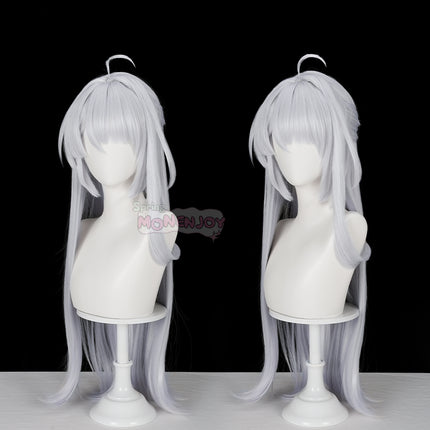 Monenjoy ゼンゼロ イーシェン 儀玄 コスプレ ウィッグ　カツラ　白色　ンレスゾーンゼロ　つげ毛　85cm　