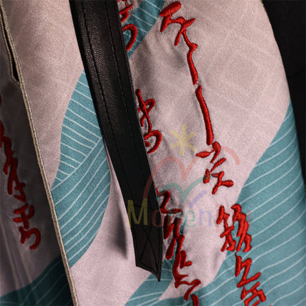 Monenjoy　鳴潮　仇遠　コスプレ衣装　きゅうえん　コスチューム　Wuthering Waves　孤高の剣客　刺繍柄＋人工革更新