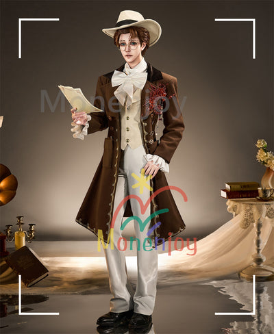 Monenjoy　第五人格　弁護士 ウェルテル コスプレ衣装　演繹の星　IdentityV　コスチューム　 フレディ・ライリー 　仮装 Monenjoy