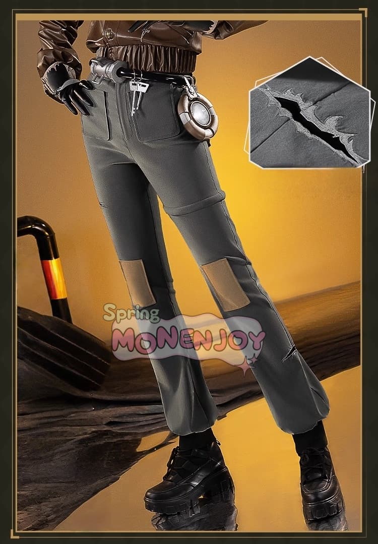 Monenjoy　アイデンティティ5　探鉱者 ハイウェイナイト SSR　人工皮革+伸縮パンツ+3D樹脂パーツ 高品質再現