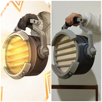 Monenjoy 原神 イルーガ　コスプレ道具　  ライト　 闇夜の燃芯　Illuga 　武器モデル　35*34cm厚17cm　道具　Petg材質 MONENJOY