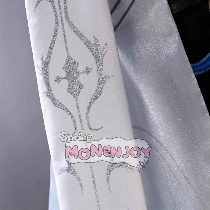 Monenjoy 鳴潮 カルテジアコスプレ衣装　 フルールドリス 礼服　放浪騎士　豪華コス衣装　エルフ耳+黒キャミ+スパッツ付属 スカート色完全再現 プレミアム版