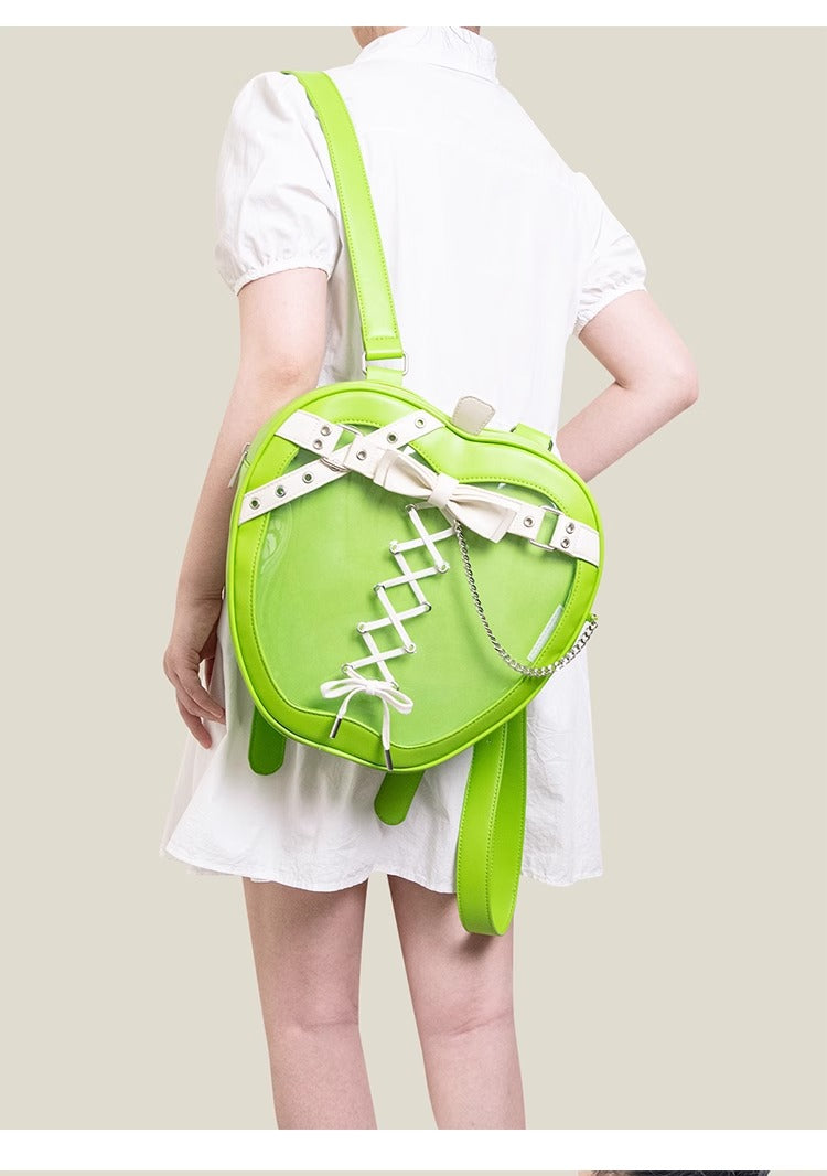 Monenjoy　痛バッグ　アニメ　地雷系　パンク　渋谷　原宿ファション　コスプレ　2次元　萌えグッズ　バックパック/リュック 可愛い　デザイン　装備品　アクセサリー - Monenjoy