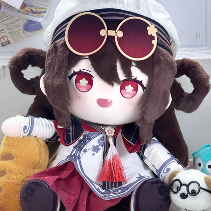 ตุ๊กตา Genshin Impact Kurumi ขนาด 40 ซม. ชุด Kurumi "Blooming Red in the Lingering Snow" ทรงหมอน ตุ๊กตาผ้าฝ้าย ขนาด 40 ซม. ของขวัญ เครื่องประดับ แต่งตัว สั่งทำ นำเข้าจากจีน ทำด้วยมือโดย Oushengdo, Liyue 