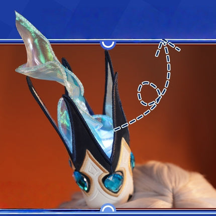 Monenjoy Cerydra Cosplay Costume from Collapse Star Rail (Wings Included, Staff Included) for Halloween Events