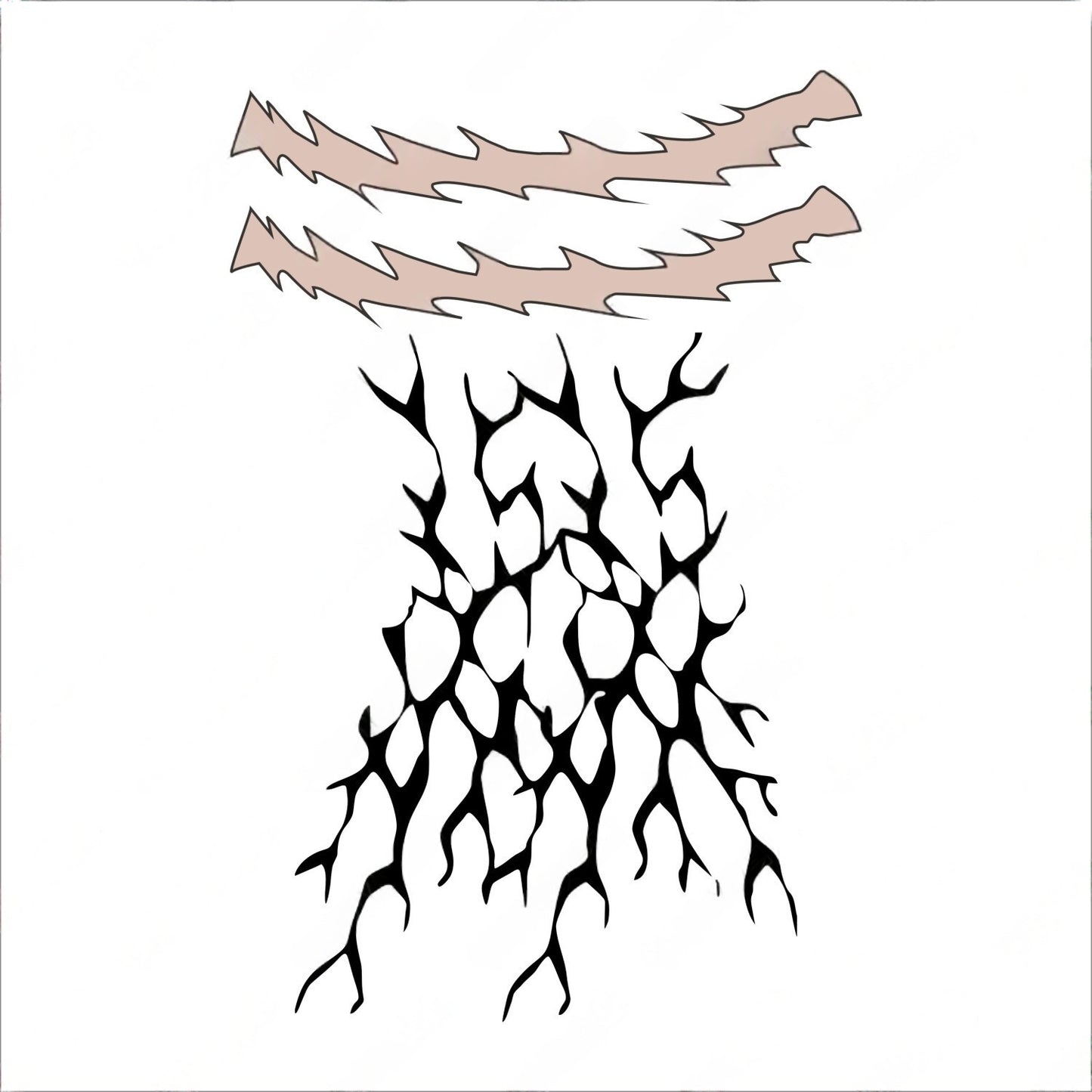 monenjoy Demon Slayer Tanjiro Tattoo Sticker Demon Slayer Demon Cosplay Accessories Flower Scar Sticker Face Demon Swordsman Spider Demon Set Goods Popular Stylish Decoration Fashion Halloween Event Equipment 