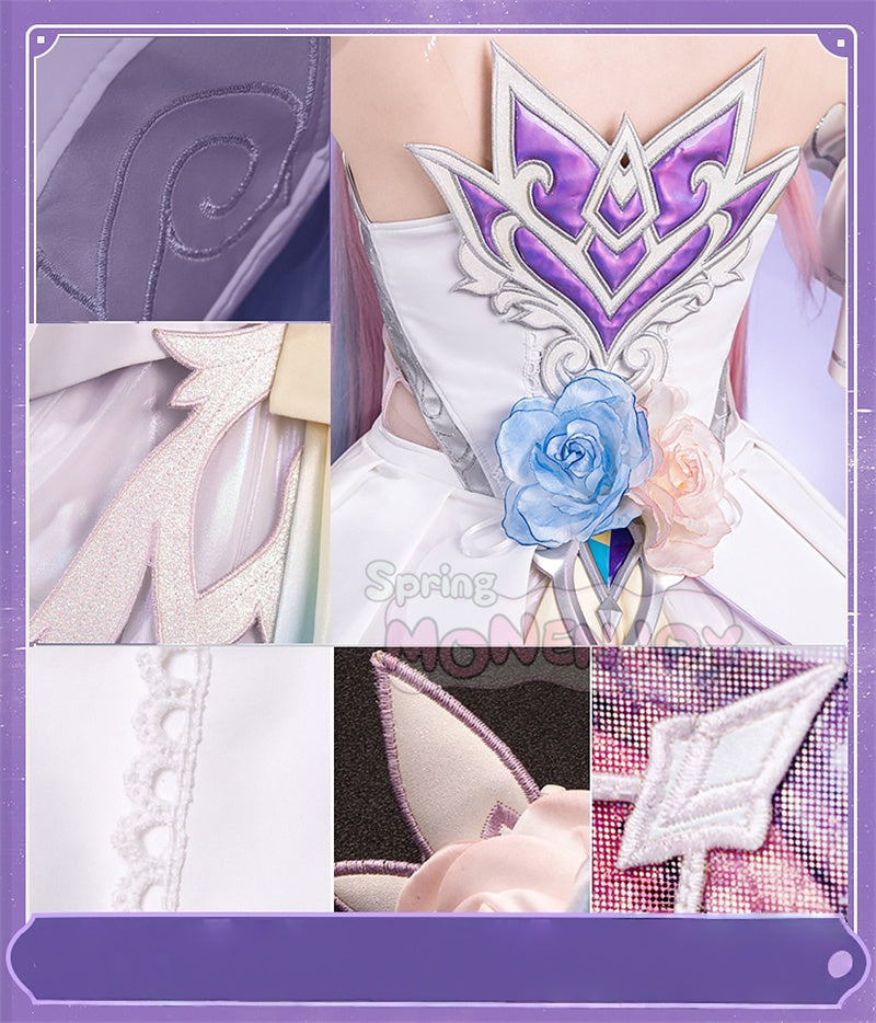 Monenjoy　崩壊スターレイル　キュレネ コスプレ衣装　Cyrene　ワンピース　洋服　エリュシオンの娘　