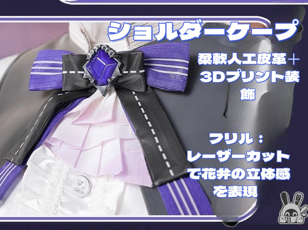 Monenjoy　ゼンゼロ ビビアン コスプレ　完全再現コスチューム｜立体裁断×本革風人工皮革｜金属装飾パーツ付属｜MONENJOY 　洋服　地雷系　モッキンバード - Monenjoy