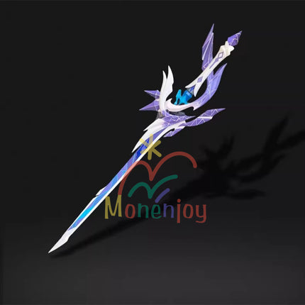 Monenjoy Genshin Impact Skirk Souya One-Handed Sword Motif Weapon Probably One-Handed Sword 110cm PU 3D Cosplay Prop Weapon Model Skirk Prop Abyssal Land GS1433 