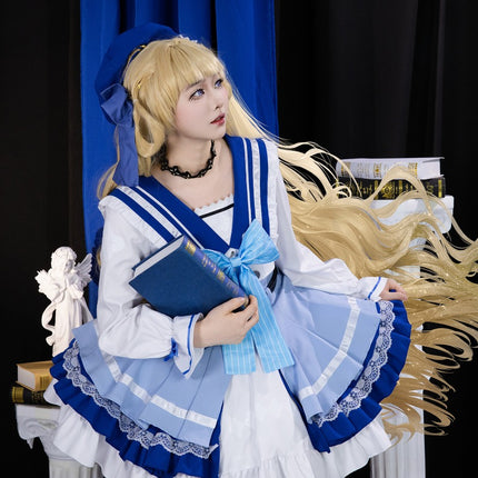 Monenjoy　鳴潮　ローソンコラボ　フィービー　コスプレ衣装　ワンピース　ドレス　セーラー服　ロリータ　共鳴者　コスチューム　イベント　かわいい　