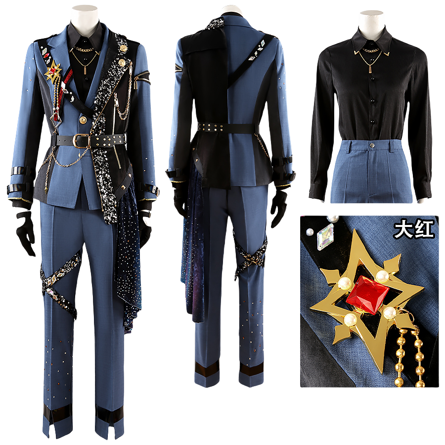 「受注製品」Monenjoy　プロジェクトセカイ×あんさんぶるスターズ 鏡音レンとKAITO 東雲彰人天馬司青柳冬弥神代類漣ジュン守沢千秋瀬名泉逆先夏目 コスプレ衣装　礼服　舞台服 - Monenjoy