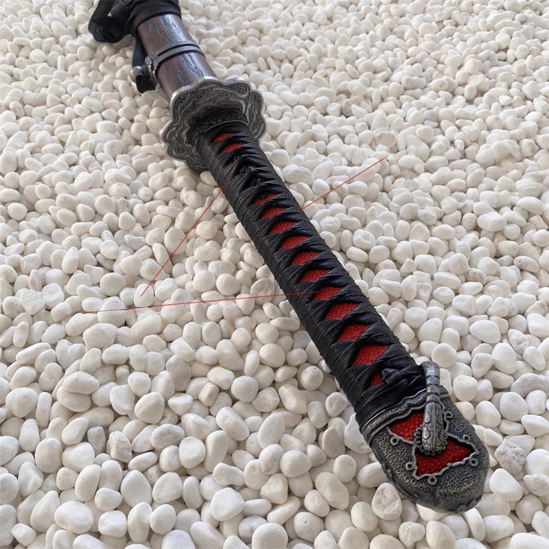 Monenjoy SEKIRO: SHADOWS DIE TWICE 隻狼 不死斬り・拝涙 日本風 戦国時代 葦名一心　装飾品 103cm 汎用刀 仕上げ模造刀 レプリカ 和風 コスプレ道具 木刃 樹脂刃 工芸品  ソード ハロウィン