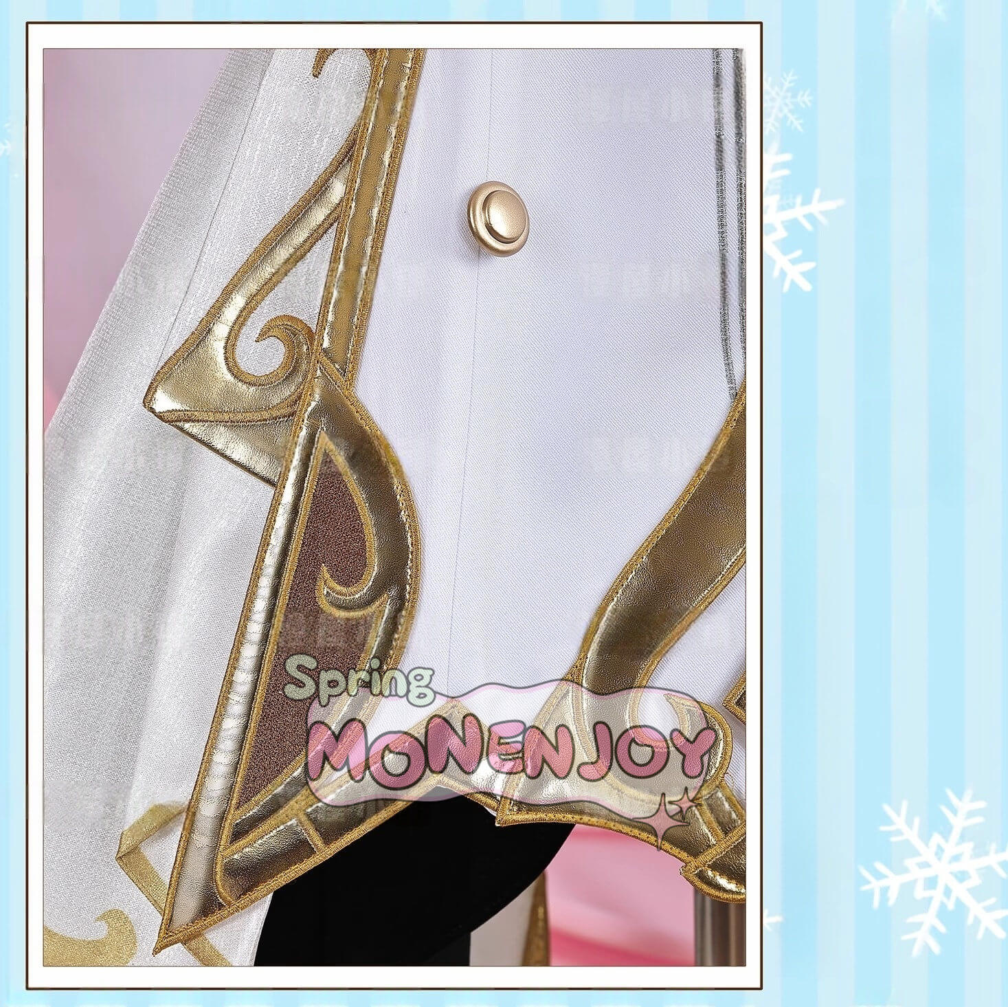 Monenjoy 原神 Escoffier エスコフィエ コスプレ衣装　3d樹脂尻尾付　イベント　絢爛のフレーバー　Genshin Impact　コスチュームGS1426　 - Monenjoy