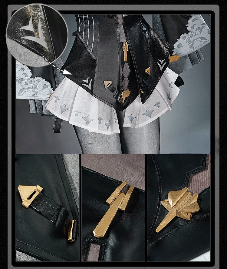 Monenjoy　ゼンレスゾーンゼロ　 イーシェン コスプレ衣装　儀玄　墨まとう影の足跡 　新衣装　黒色　ゼンゼロ　雲霞の行き着く処 ZZZ　YiXuan　コスプレ衣装　イベント　仮装　ハロウィン