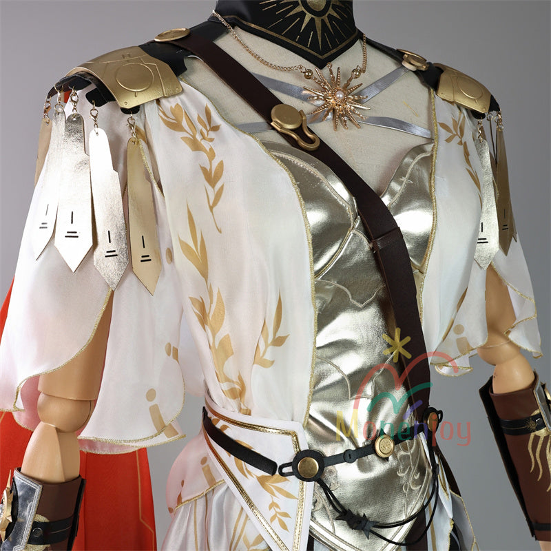 Monenjoy　鳴潮　オーガスタ　コスプレ衣装　イベント　樹脂パーツ　コスチューム　ハロウィン　ウィッグ＋サンダル追加