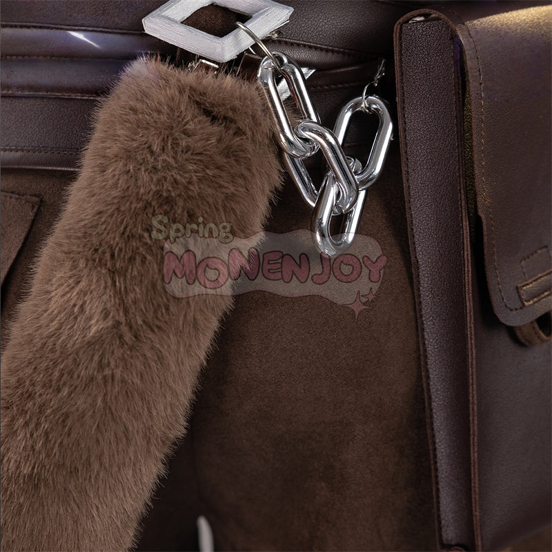 Monenjoy 第五人格　幻灯師　幻灯師のUR衣装　「フラバルー」コスプレ衣装　アマンダ・ゲイティス　尻尾＆帽子付き｜仮装 完成品