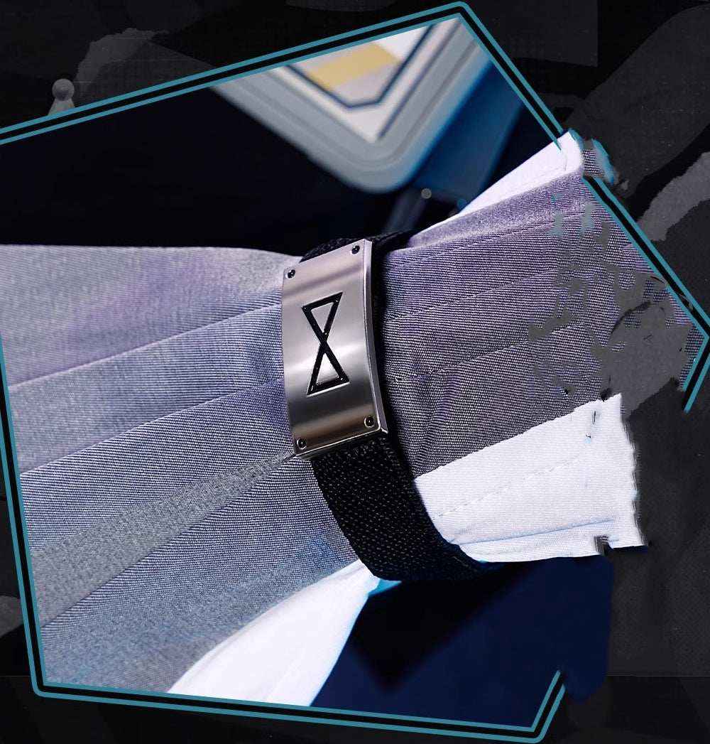 Monenjoy ゼンレスゾーンゼロ 月城柳 ゼンゼロ柳 コスプレ衣装　眼鏡＋イヤリング＋肩甲付　胸飾り送り　対ホロウ第六課　イベント　仮装　　 - Monenjoy