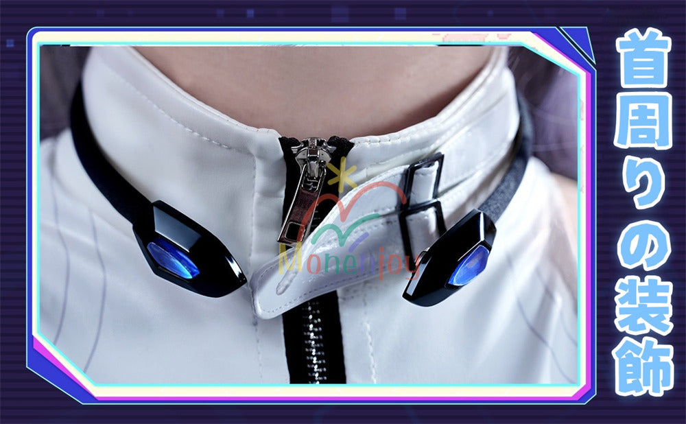 Monenjoy 崩壊スターレイル 銀狼 新Ver　二相楽園 愉悦銀狼 コスプレ衣装 金属製パーツ 舞台服 Monenjoy