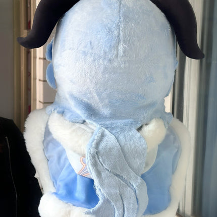 Monenjoy 原神 甘雨 　綿人形 40cm プレゼント　 抱き枕型 アクセサリー　着せ替え可能　完全受注生産　中国輸入ハンドメイド品 かんう