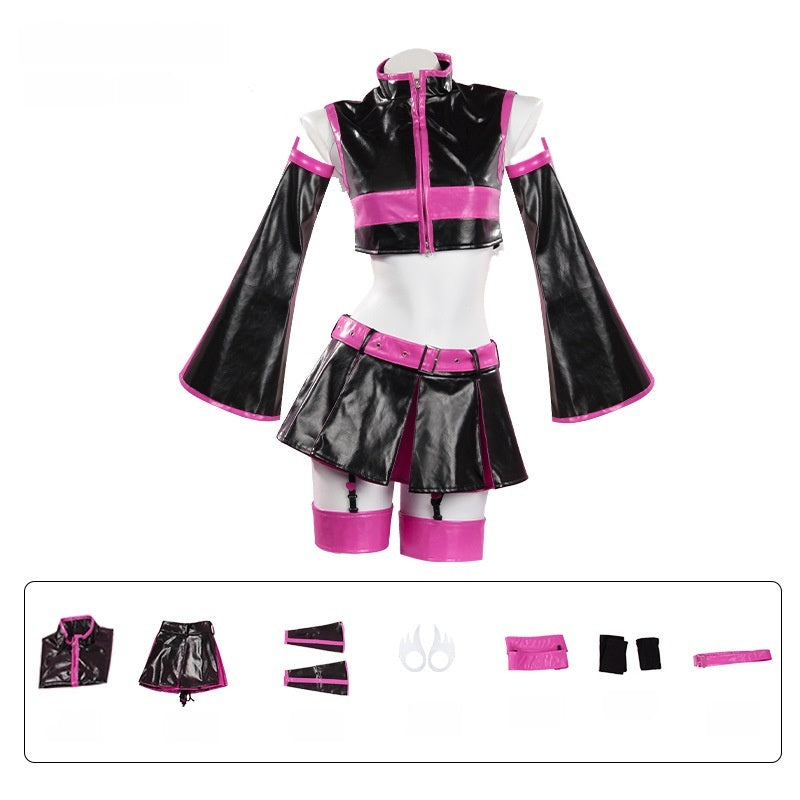 Monenjoy　2.5次元の 誘惑 リリサ 天乃リリサ 橘美花莉　乃愛 喜咲アリア 　翼付　コスプレ衣装　舞台服　コスチューム　