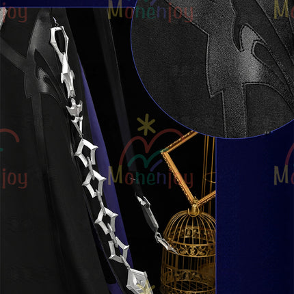 Monenjoy　原神 フリンズ　コスプレ衣装　Genshin　ライトキーパー　雷元素　 闇影と灯り　 コスチューム　ナド・クライ　