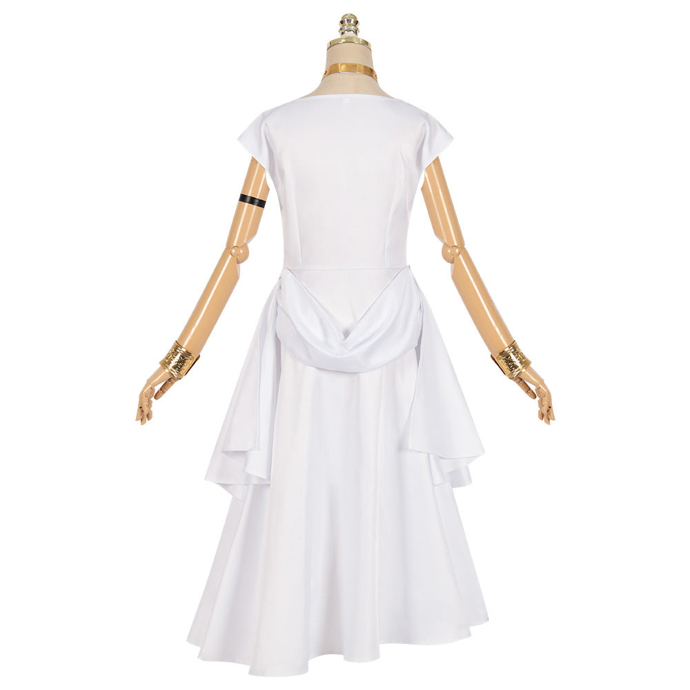 Monenjoy 葬送のフリーレン　魔法使い　魔族　フランメ　コスプレ コスチューム　COS　パーティー 舞台衣装　ハロウィン　感謝祭　コスチューム　変装　ハロウィン　舞台衣装　撮影　コスプレ - Monenjoy