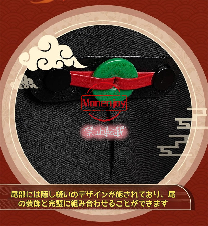 Monenjoy　崩壊：スターレイル　椒丘　中国版KFCコラボ　　仙舟「曜青」の狐族　コスチューム　イベント　コスプレ　衣装　 - Monenjoy