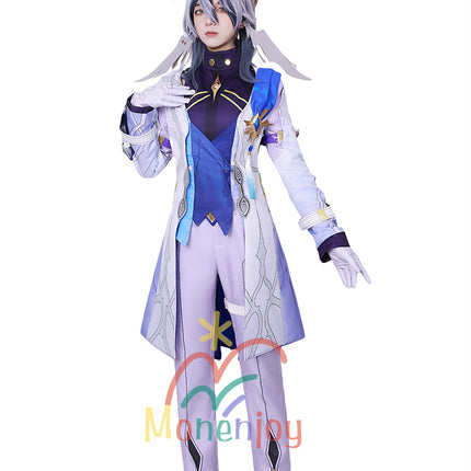 Monenjoy Houkai Star Rail Sunday Stage Costume Embroidered Fabric Flower Pattern Fabric Costume Disguise Event Masquerade Fireworks Festival School Festival COS