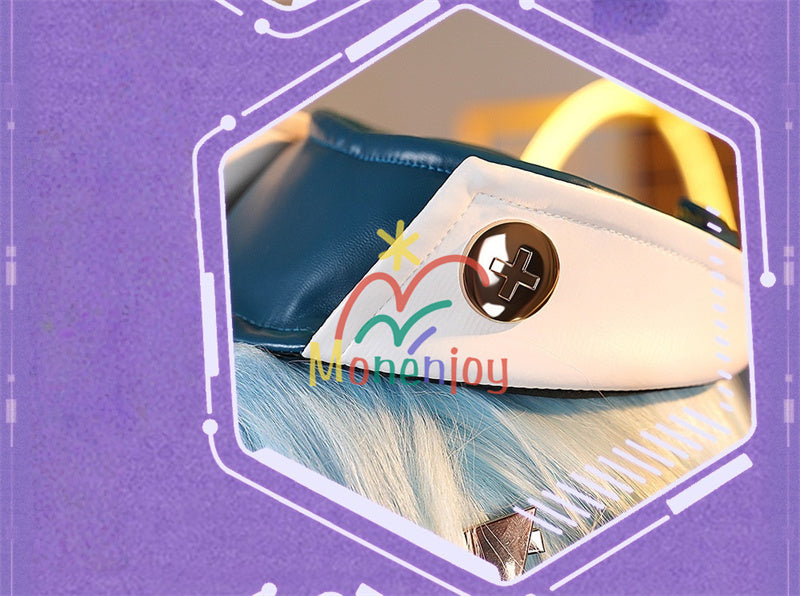 納品一掃セール！売り切れ次第終了 Monenjoy  原神 イネファ コスプレ衣装　Ineffa ロボット　イヤホーン＋帽子＋腿カバー付　 完全再現コスプレ 新星の駆動 ロボ娘 ハロウィン