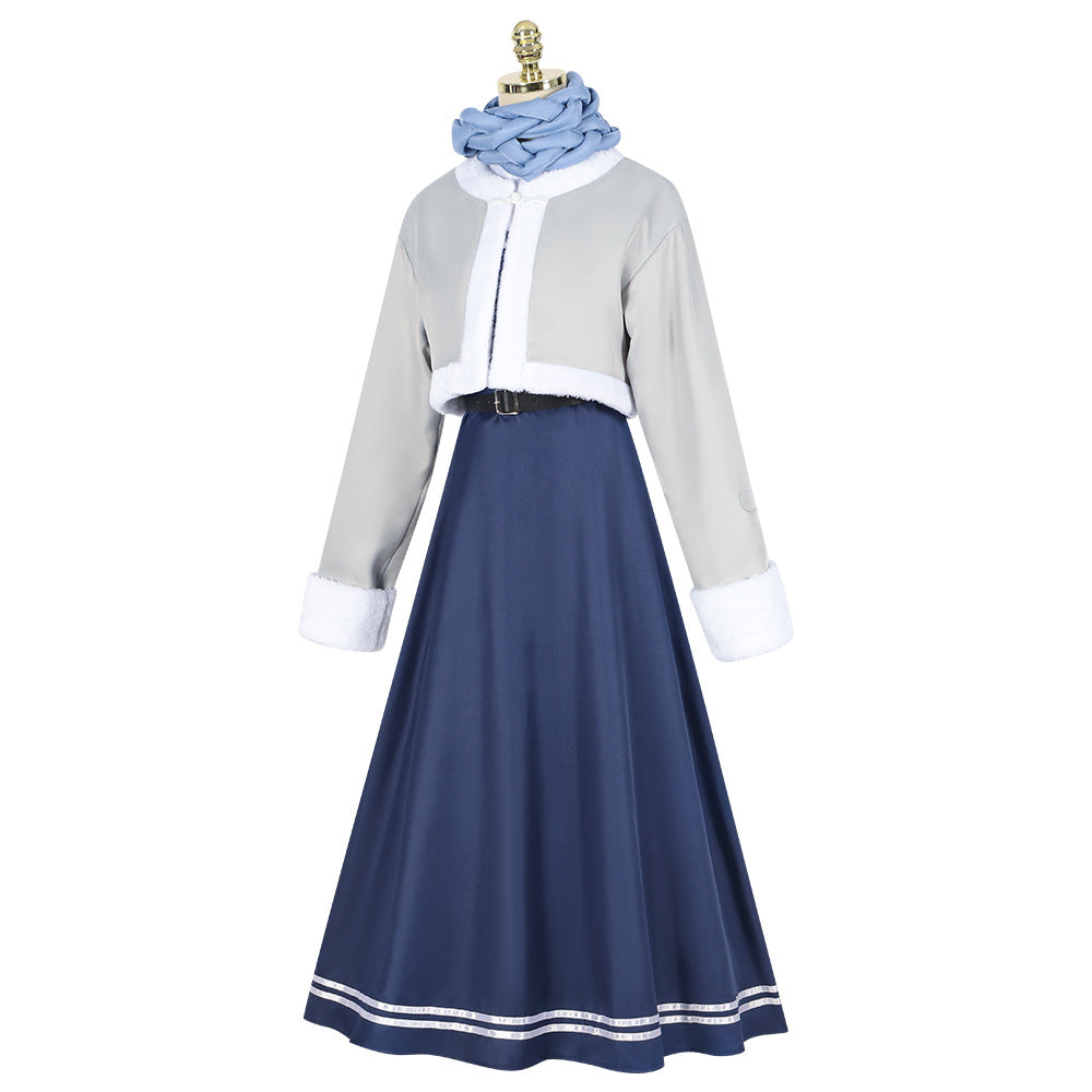 Monenjoy葬送のフリーレン　 魔法使い　フェルン　コスプレ コスチューム　COS　パーティー 舞台衣装　ハロウィン　感謝祭　コスチューム　変装　ハロウィン　舞台衣装　撮影　コスプレ - Monenjoy