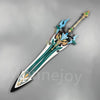 Monenjoy　原神 ファルカ　狼の武勲詩 コスプレ道具　レプリカ　130cm　木材質　ファルカモチーフ 両手剣　イベント舞台対応 MONENJOY