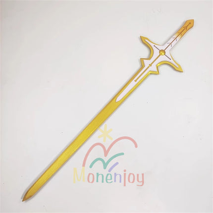 Monenjoy Genshin Impact Traveler One-Handed Sword Cosplay Prop Wooden Traveler Weapon Model GS1438