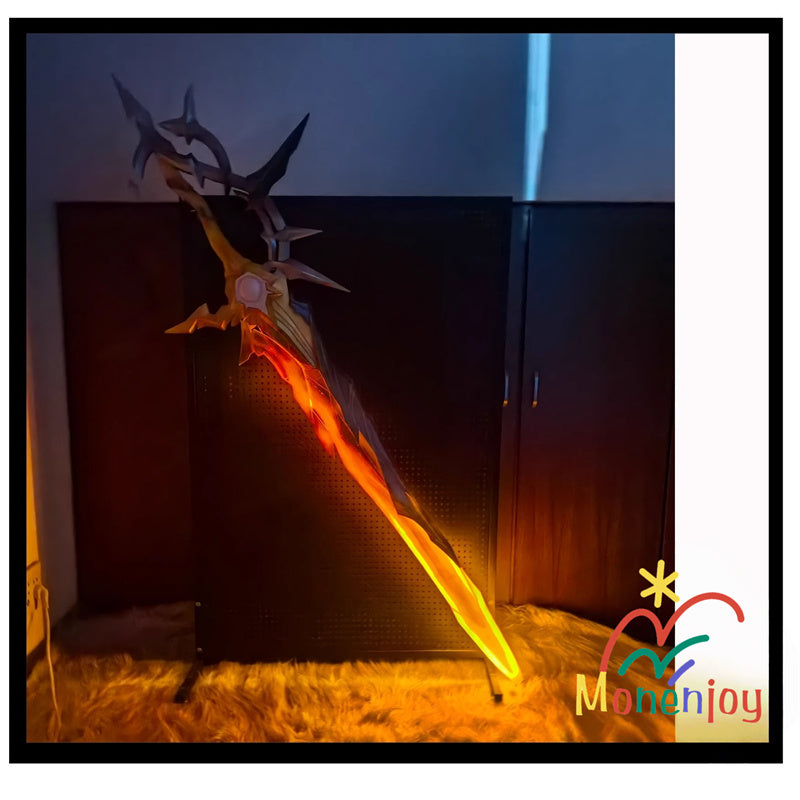 Monenjoy 崩壊スターレイル ファイノン 両手剣　フレイムスティーラーの剣　コスプレ道具　ファイノン Phainon　漆黒の剣　武器レプリカ　