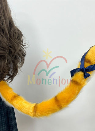 Monenjoy　ゼンレゼンレスゾーンゼロ　フーフー　耳飾り　虎尻尾　コスプレ衣装　橘福福　ロリータ風　ゼンゼロ／ZZZ　イベントGS1435