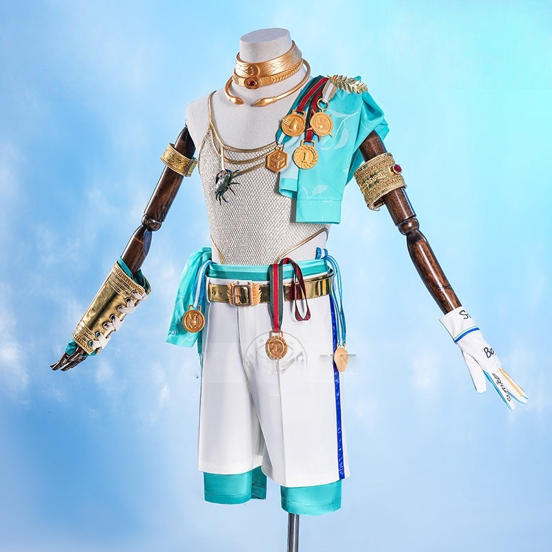 Monenjoy　第五人格　バッツマン チャンピオン舵手 UR衣装　3d樹脂製パーツ　サマーのコスチューム　サバイバー　コスプレ衣装　イベントGS1914