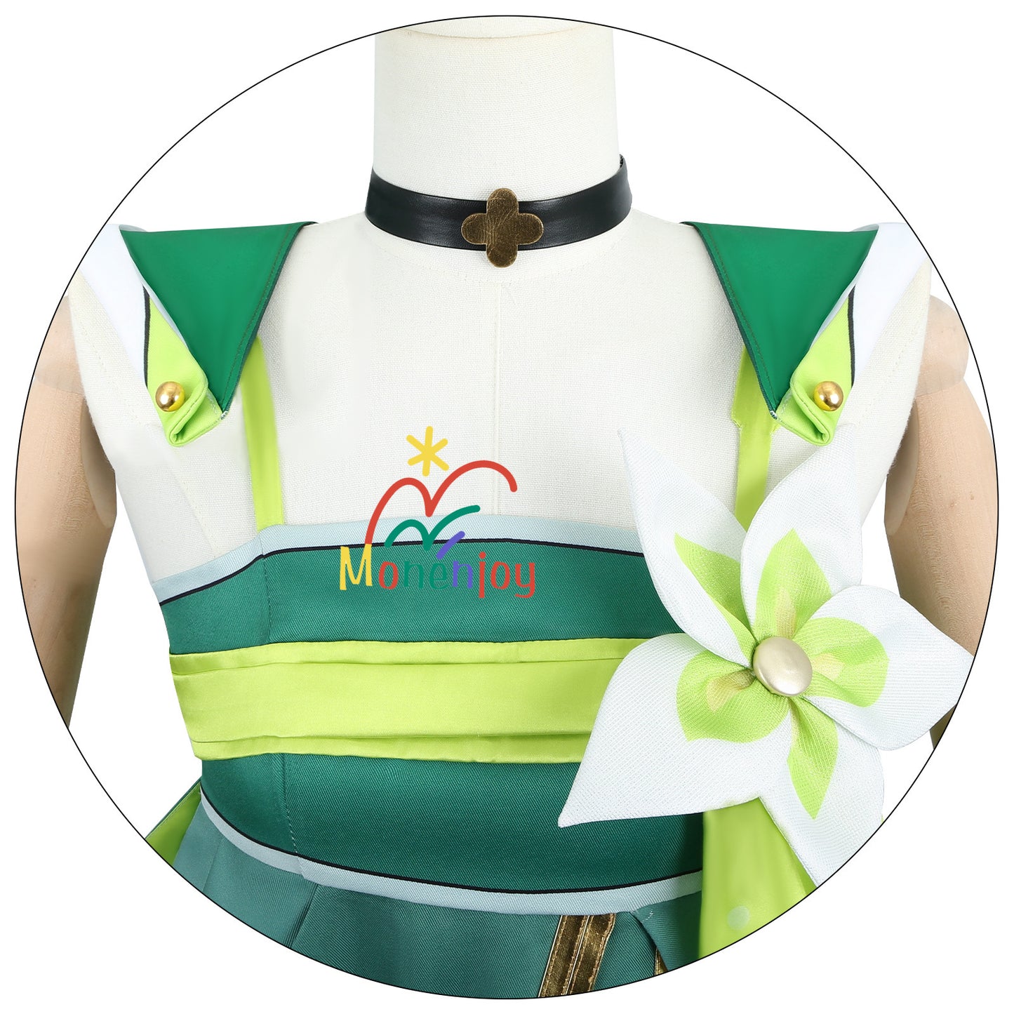 Monenjoy　鳴潮　ヴェリーナ　コスプレ衣装　かわいい　ワンピース　髪飾り付 - Monenjoy