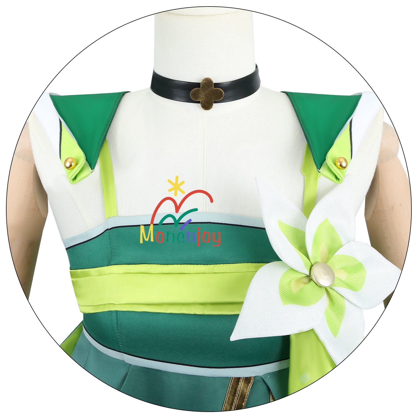 Monenjoy　鳴潮　ヴェリーナ　コスプレ衣装　かわいい　ワンピース　髪飾り付 - Monenjoy