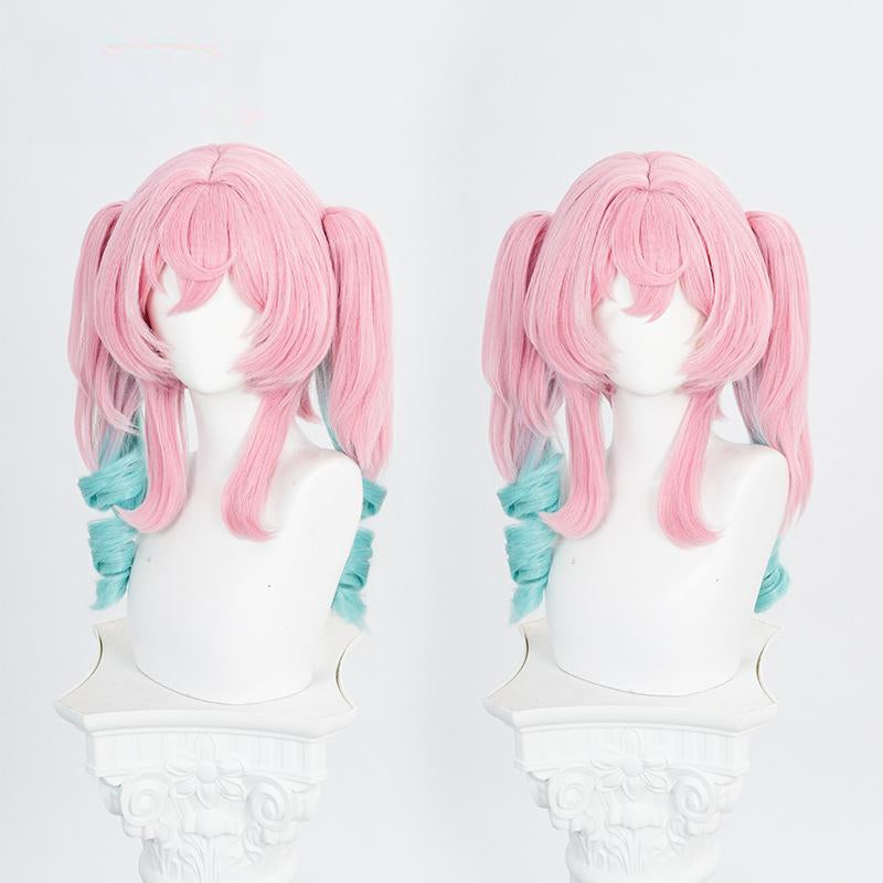 Monenjoy HonkaiStaRrail スターレイル 崩スタMMD部 ヒアンシー 微光の医師 ヒアシンシア Hyacinthia Hyacine 风堇 ウィッグ　可愛い　地雷系 カツラ　コスプレ道具　イベント - Monenjoy