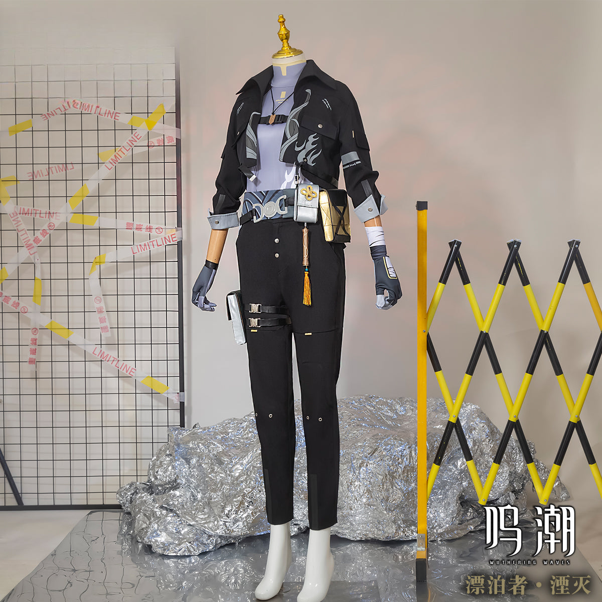 【限定販売】Monenjoy 鳴潮 コスプレ衣装　主人公（気動）　アクセサリー付　実物化　実装化　イベント　仮装　カッコイイ　ハロウィン - Monenjoy