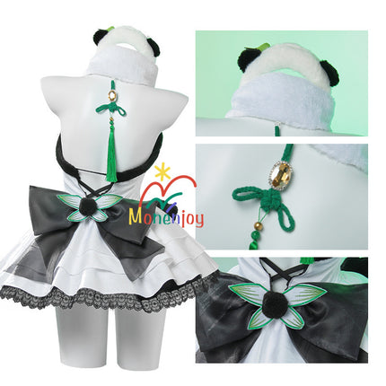 Monenjoy NARAKA: BLADEPOINT シンミョウ 武者 沈妙 コスプレ衣装　シンミョウ　パンダ印象服　GS1321 - Monenjoy