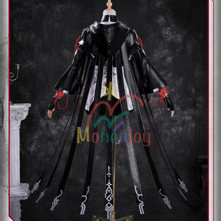 Monenjoy Arknights New Testament Exusiai Cosplay Costume Embroidered Pattern 3D Resin Accessories High Reproduction Combat Suit Design Exusiai the New Covenant 