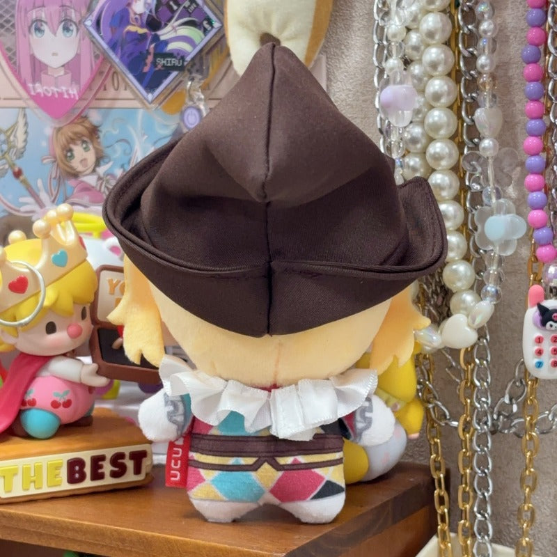 MONENJOY アイデンティティ5 　曲芸師　ぬいぐるみ　10cm キーホルダー　綿人形　第五人格/IdentityV 同人グッズ　萌えグッズ　アクセサリー　マティアス・チェルニン　非公式グッズGSnui003