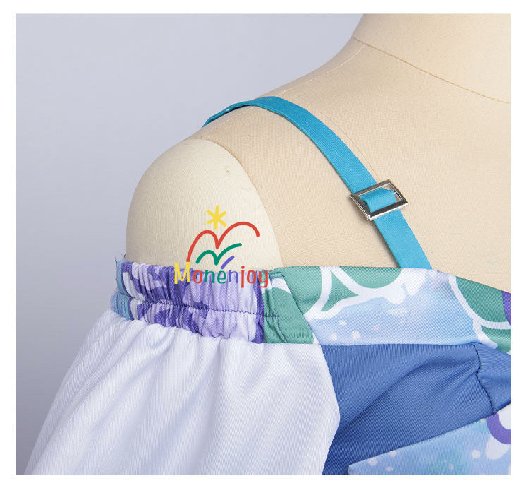 Monenjoy　TVアニメ変人のサラダボウル　サラ・ダ・オディン　コスプレ衣装　ワンピース　ドレス　SG1353 - Monenjoy