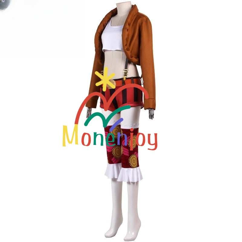 Monenjoy　ONE PIECE　ジュエリー･ボニー　 RED コスチューム　イベント　喰らい　仮装　おもちゃ　帽子付　元王下七武海　 - Monenjoy