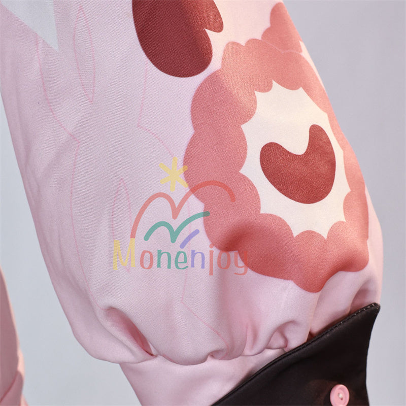 Monenjoy Zenless Zone Zero Ukinami Yuzuha Cosplay Costume Kaidanya Hair Accessory Bag JK Clothes Mini Skirt Cute Landmine Style