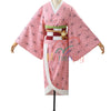 Monenjoy　鬼滅の刃 竈門 禰󠄀豆子　コスプレ衣装　和服　かまど ねずこ　コスチューム　 口枷付き　ハロウィン　クリスマス